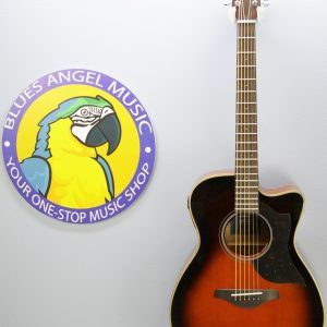 Yamaha AC1M-TBS Solid Sitka Spruce/Mahogany Concert Cutaway with Electronics - Tobacco Brown Sunburst main photo