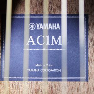 Yamaha AC1M-TBS Solid Sitka Spruce/Mahogany Concert Cutaway with Electronics - Tobacco Brown Sunburst model number
