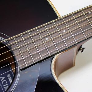 Yamaha AC1M-TBS Solid Sitka Spruce/Mahogany Concert Cutaway with Electronics - Tobacco Brown Sunburst fretboard
