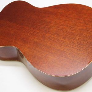 Yamaha AC1M-TBS Solid Sitka Spruce/Mahogany Concert Cutaway with Electronics - Tobacco Brown Sunburst back of mahogany body