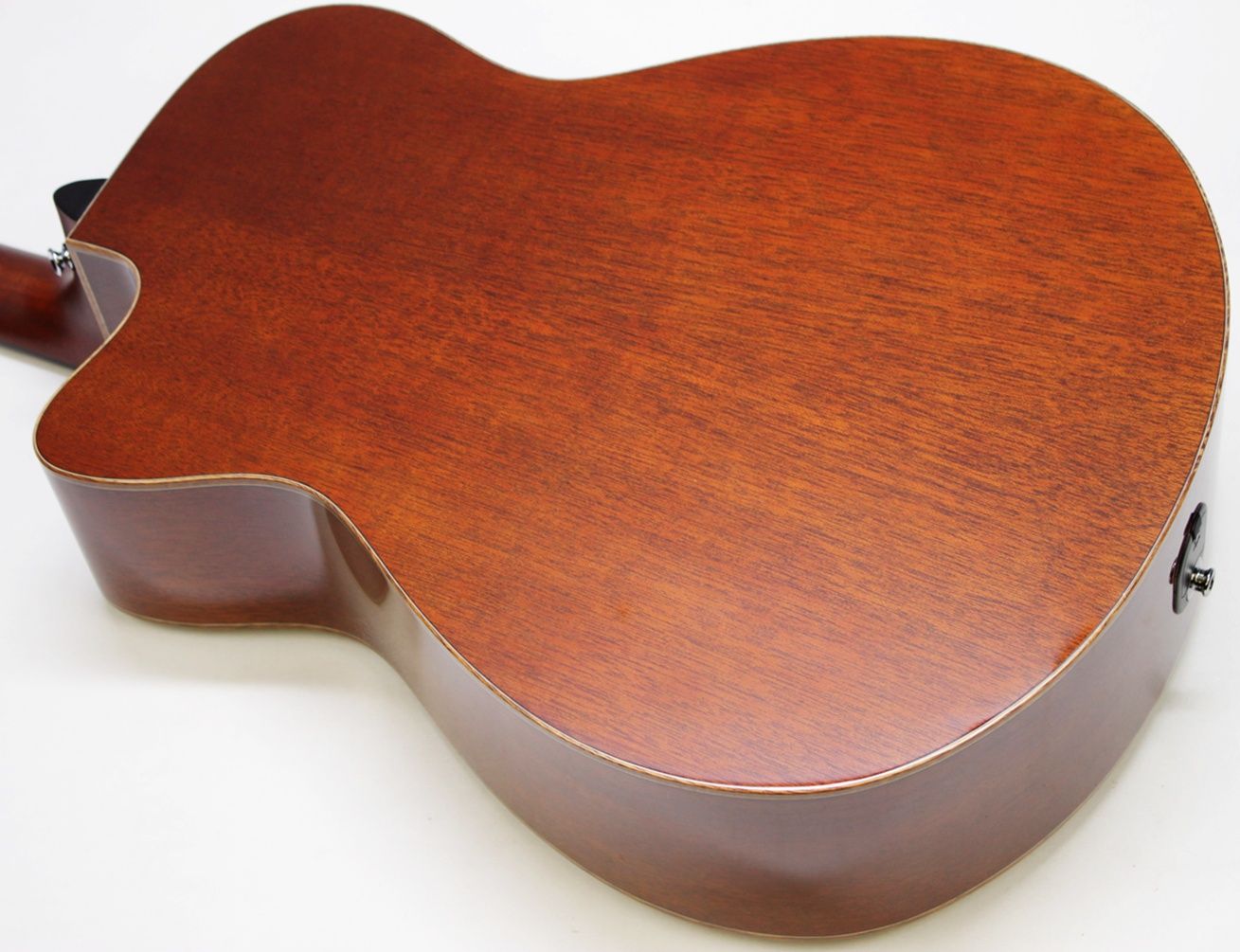Yamaha AC1M-TBS Solid Sitka Spruce/Mahogany Concert Cutaway with Electronics - Tobacco Brown Sunburst back of mahogany body