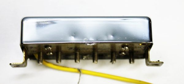 Gibson, Gibson USA, Gibson humbucker, Gibson bridge pickup, nickel humbucker, bridge pickup, humbucker pickup, electric guitar pickup, nickel pickup cover, passive pickup, replacement pickup, guitar electronics, Gibson replacement part, bridge position pickup, nickel finish pickup pole pieces