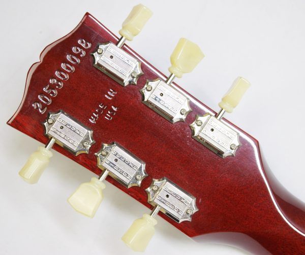 Gibson Les Paul Standard '60s 2020 - Sixties Cherry - Upgraded Pickups & Electronics back of headstock