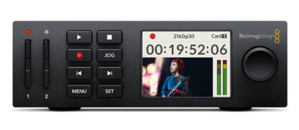 Blackmagic Design HyperDeck Studio Mini, HyperDeck Studio Mini, Blackmagic HyperDeck, open box HyperDeck, broadcast deck recorder, SSD recorder, SD card recorder, SDI recorder, HDMI recorder, rackmount video recorder, compact broadcast recorder, live production recorder, ProRes recorder, DNxHD recorder, Blackmagic video hardware, studio recording deck, video playback deck, professional video recorder, HyperDeck Mini open box, Blackmagic rack recorder