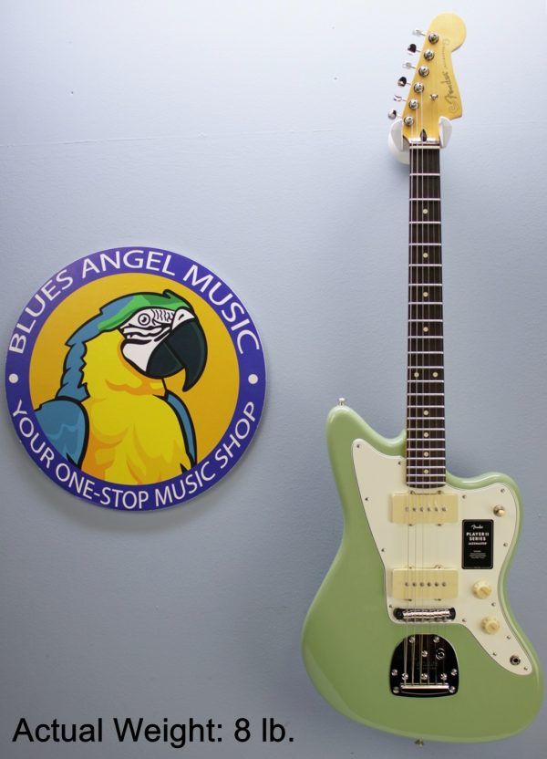 Fender Player II Jazzmaster, Fender Jazzmaster 2024, Fender Player II series, Jazzmaster electric guitar, Birch Green Jazzmaster, offset body guitar, Fender electric guitar, 2024 Fender Jazzmaster, modern Jazzmaster, alternative rock guitar, indie guitar, surf rock guitar, dual single coil pickups, tremolo system guitar, Fender offset guitar, maple neck Jazzmaster, rosewood fingerboard Jazzmaster, versatile electric guitar, stage ready guitar, studio guitar, classic Fender style, contemporary Fender guitar
