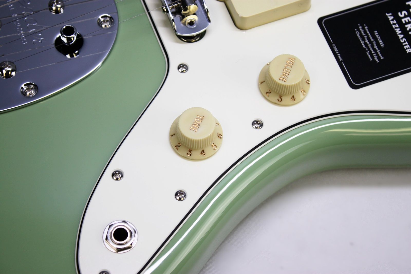 Fender Player II Jazzmaster, Fender Jazzmaster 2024, Fender Player II series, Jazzmaster electric guitar, Birch Green Jazzmaster, offset body guitar, Fender electric guitar, 2024 Fender Jazzmaster, modern Jazzmaster, alternative rock guitar, indie guitar, surf rock guitar, dual single coil pickups, tremolo system guitar, Fender offset guitar, maple neck Jazzmaster, rosewood fingerboard Jazzmaster, versatile electric guitar, stage ready guitar, studio guitar, classic Fender style, contemporary Fender guitar