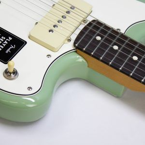 Fender Player II Jazzmaster, Fender Jazzmaster 2024, Fender Player II series, Jazzmaster electric guitar, Birch Green Jazzmaster, offset body guitar, Fender electric guitar, 2024 Fender Jazzmaster, modern Jazzmaster, alternative rock guitar, indie guitar, surf rock guitar, dual single coil pickups, tremolo system guitar, Fender offset guitar, maple neck Jazzmaster, rosewood fingerboard Jazzmaster, versatile electric guitar, stage ready guitar, studio guitar, classic Fender style, contemporary Fender guitar