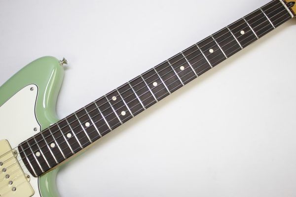 Fender Player II Jazzmaster, Fender Jazzmaster 2024, Fender Player II series, Jazzmaster electric guitar, Birch Green Jazzmaster, offset body guitar, Fender electric guitar, 2024 Fender Jazzmaster, modern Jazzmaster, alternative rock guitar, indie guitar, surf rock guitar, dual single coil pickups, tremolo system guitar, Fender offset guitar, maple neck Jazzmaster, rosewood fingerboard Jazzmaster, versatile electric guitar, stage ready guitar, studio guitar, classic Fender style, contemporary Fender guitar