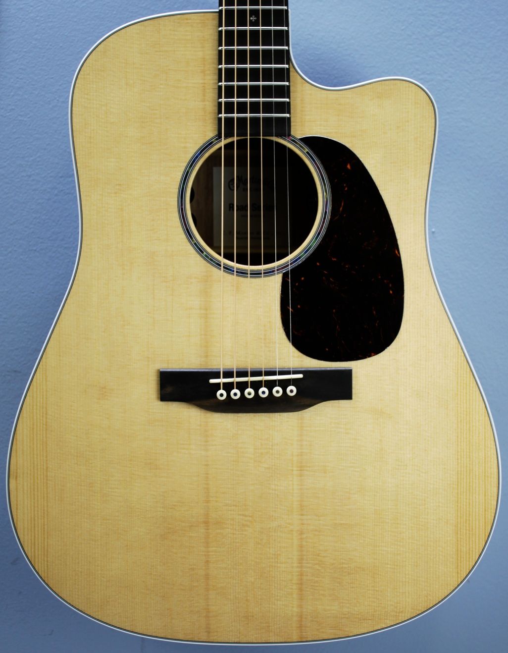 Martin, Martin Guitar, Martin DC-13E, Martin Road Series, DC-13E Modern, acoustic electric guitar, dreadnought cutaway, 2026 model, spruce top, koa veneer back and sides, natural finish, satin finish, modern acoustic guitar, road series acoustic, performing artist guitar, stage ready acoustic, built-in electronics, Martin acoustic electric, right handed guitar, 6 string acoustic, contemporary acoustic guitar
