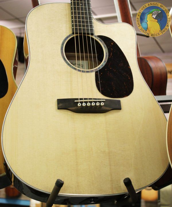 Martin, Martin Guitar, Martin DC-13E, Martin Road Series, DC-13E Modern, acoustic electric guitar, dreadnought cutaway, 2026 model, spruce top, koa veneer back and sides, natural finish, satin finish, modern acoustic guitar, road series acoustic, performing artist guitar, stage ready acoustic, built-in electronics, Martin acoustic electric, right handed guitar, 6 string acoustic, contemporary acoustic guitar
