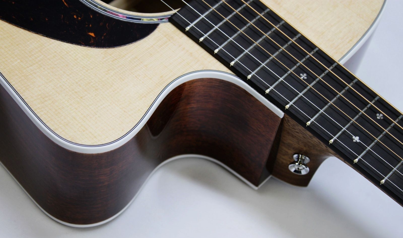 Martin, Martin Guitar, Martin DC-13E, Martin Road Series, DC-13E Modern, acoustic electric guitar, dreadnought cutaway, 2026 model, spruce top, koa veneer back and sides, natural finish, satin finish, modern acoustic guitar, road series acoustic, performing artist guitar, stage ready acoustic, built-in electronics, Martin acoustic electric, right handed guitar, 6 string acoustic, contemporary acoustic guitar
