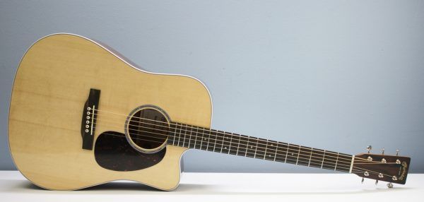 Martin, Martin Guitar, Martin DC-13E, Martin Road Series, DC-13E Modern, acoustic electric guitar, dreadnought cutaway, 2026 model, spruce top, koa veneer back and sides, natural finish, satin finish, modern acoustic guitar, road series acoustic, performing artist guitar, stage ready acoustic, built-in electronics, Martin acoustic electric, right handed guitar, 6 string acoustic, contemporary acoustic guitar