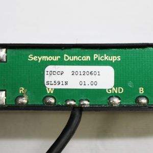 Seymour Duncan, SL59-1n, Little '59, Strat neck pickup, Strat pickup, humbucker sized single coil, black pickup, used pickup, guitar pickup, electric guitar pickup, Seymour Duncan Little 59, neck position pickup, Stratocaster pickup, replacement pickup, vintage voiced pickup, high output pickup, rail humbucker, used Seymour Duncan, black humbucker, 2010s pickup, passive pickup, guitar electronics