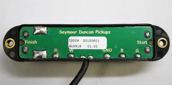 Seymour Duncan, SL59-1n, Little '59, Strat neck pickup, Strat pickup, humbucker sized single coil, black pickup, used pickup, guitar pickup, electric guitar pickup, Seymour Duncan Little 59, neck position pickup, Stratocaster pickup, replacement pickup, vintage voiced pickup, high output pickup, rail humbucker, used Seymour Duncan, black humbucker, 2010s pickup, passive pickup, guitar electronics