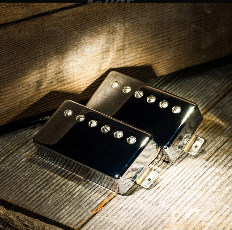 Lollar, Lollar Imperial, Imperial Humbucker, Lollar Imperial Neck, neck humbucker, 4-conductor wire, aged nickel, PAF style pickup, vintage humbucker, humbucker pickup, guitar pickup, electric guitar pickup, neck pickup, boutique pickup, Lollar pickups, nickel humbucker, aftermarket pickup, replacement pickup, 1950s PAF tone, warm humbucker, articulate pickup, low output humbucker, Alnico humbucker, premium guitar parts, Gibson style pickup, Les Paul pickup, SG pickup, ES-335 pickup, four conductor humbucker, coil split pickup, custom wiring pickup, USA made pickup, aged nickel cover, passive humbucker, blues pickup, rock pickup, jazz pickup, dynamic pickup, boutique humbucker, guitar electronics, pickup upgrade