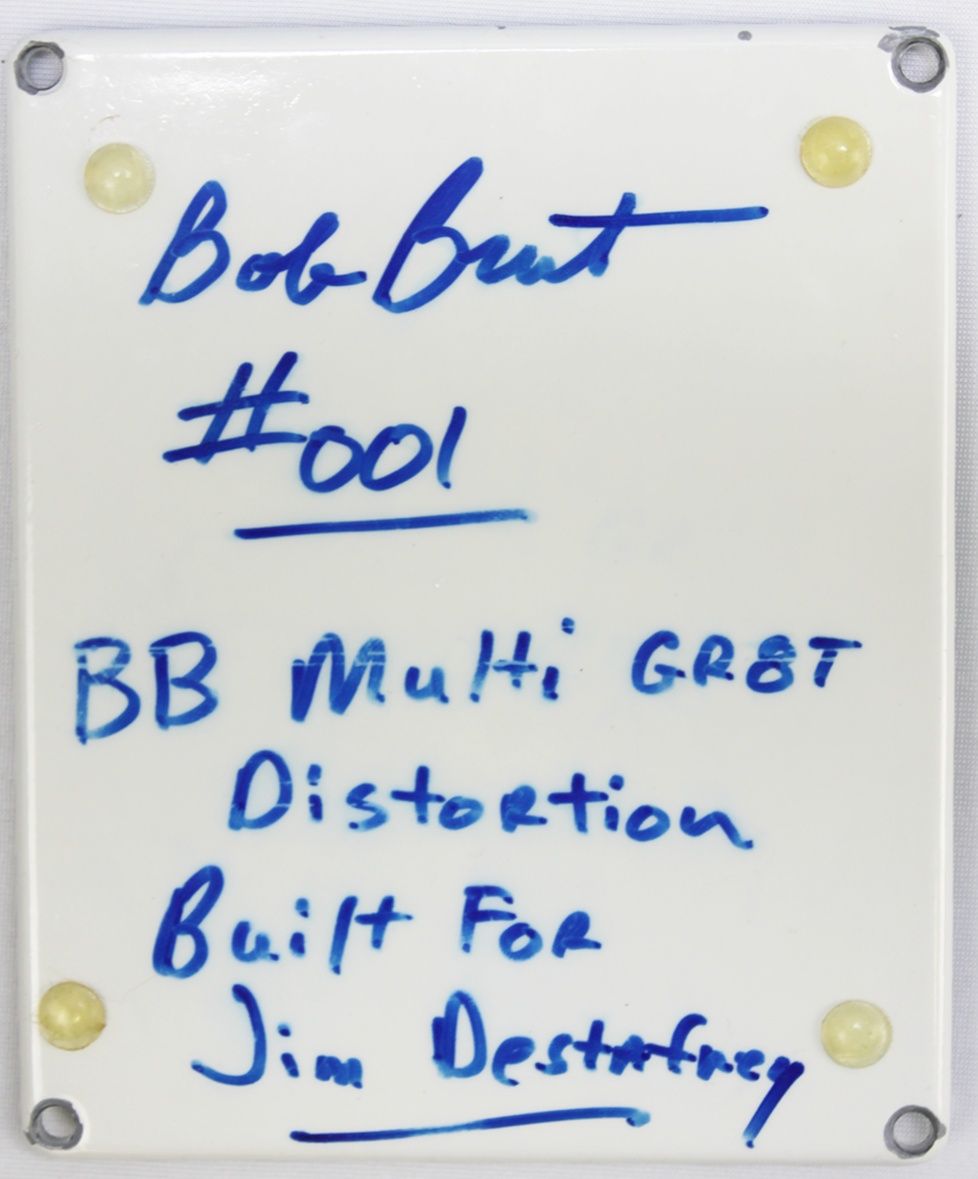 Bob Burt, Bob Burt GR8T, GR8T Distortion, Bob Burt Distortion, Distortion Pedal, Guitar Effects Pedal, Boutique Pedal, Handmade Pedal, Rare Guitar Pedal, Limited Edition Pedal, First Ever Made, #001 Pedal, Vintage Style Distortion, Custom Guitar Pedal, Analog Distortion, Collectible Pedal, Boutique Distortion Pedal, Electric Guitar Pedal, Guitar Gear, Effects Unit, Bob Burt Effects, GR8T #001, Rare Boutique Pedal, Pedal Collector, Made in USA Pedal