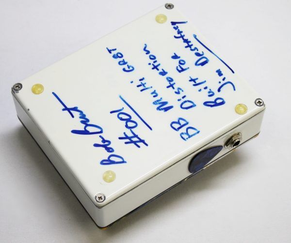 Bob Burt, Bob Burt GR8T, GR8T Distortion, Bob Burt Distortion, Distortion Pedal, Guitar Effects Pedal, Boutique Pedal, Handmade Pedal, Rare Guitar Pedal, Limited Edition Pedal, First Ever Made, #001 Pedal, Vintage Style Distortion, Custom Guitar Pedal, Analog Distortion, Collectible Pedal, Boutique Distortion Pedal, Electric Guitar Pedal, Guitar Gear, Effects Unit, Bob Burt Effects, GR8T #001, Rare Boutique Pedal, Pedal Collector, Made in USA Pedal