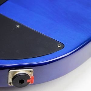 Ibanez, BTB400QM, BTB400QM-TB, Transparent Blue, 2001 Ibanez BTB400QM, 2002 Ibanez BTB400QM, Ibanez BTB bass, Ibanez bass guitar, 4-string bass, active bass, quilted maple top, basswood body, 35 inch scale, neck-through feel, BTB series, Korean made Ibanez, South Korea bass, rosewood fretboard, maple walnut neck, HH pickups, Vari-mid EQ, mono-rail bridge, blue bass guitar, transparent blue finish, extended scale bass, modern bass guitar, ergonomic bass, Ibanez Standard series, passive pickups active preamp, Gotoh tuners, BTB400QM Standard, early 2000s Ibanez bass, professional bass guitar, rock bass, metal bass, fusion bass, progressive bass