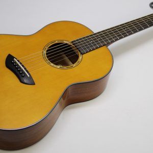 Yamaha CSF-TA VN, Yamaha CSF-TA, Yamaha TransAcoustic, Yamaha Parlor Guitar, Yamaha Acoustic Electric, CSF-TA Vintage Natural, Yamaha CSF TransAcoustic, Parlor Acoustic Guitar, Compact Acoustic Guitar, Sitka Spruce Top, Mahogany Back and Sides, Rosewood Fingerboard, System 70 TransAcoustic, SRT Piezo Pickup, Vintage Gloss Finish, Yamaha Acoustic Guitar, 6 String Acoustic, Travel Acoustic Guitar, Small Body Acoustic Guitar, Acoustic Electric Guitar, Elixir Strings, Yamaha CSF Series, Natural Finish Acoustic, Steel String Acoustic, Gig Bag Included