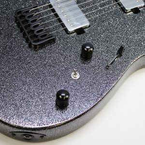 Cerberus Hermes 6HT Baritone Tele, Cerberus Hermes, Hermes 6HT, baritone Telecaster, Black Sparkle, electric guitar, baritone guitar, Tele-style guitar, custom guitar, boutique guitar, offset Tele, extended scale guitar, metal guitar, modern Telecaster, black sparkle finish, 6-string baritone, high-output guitar, rock guitar, heavy music guitar, stage guitar, premium electric guitar