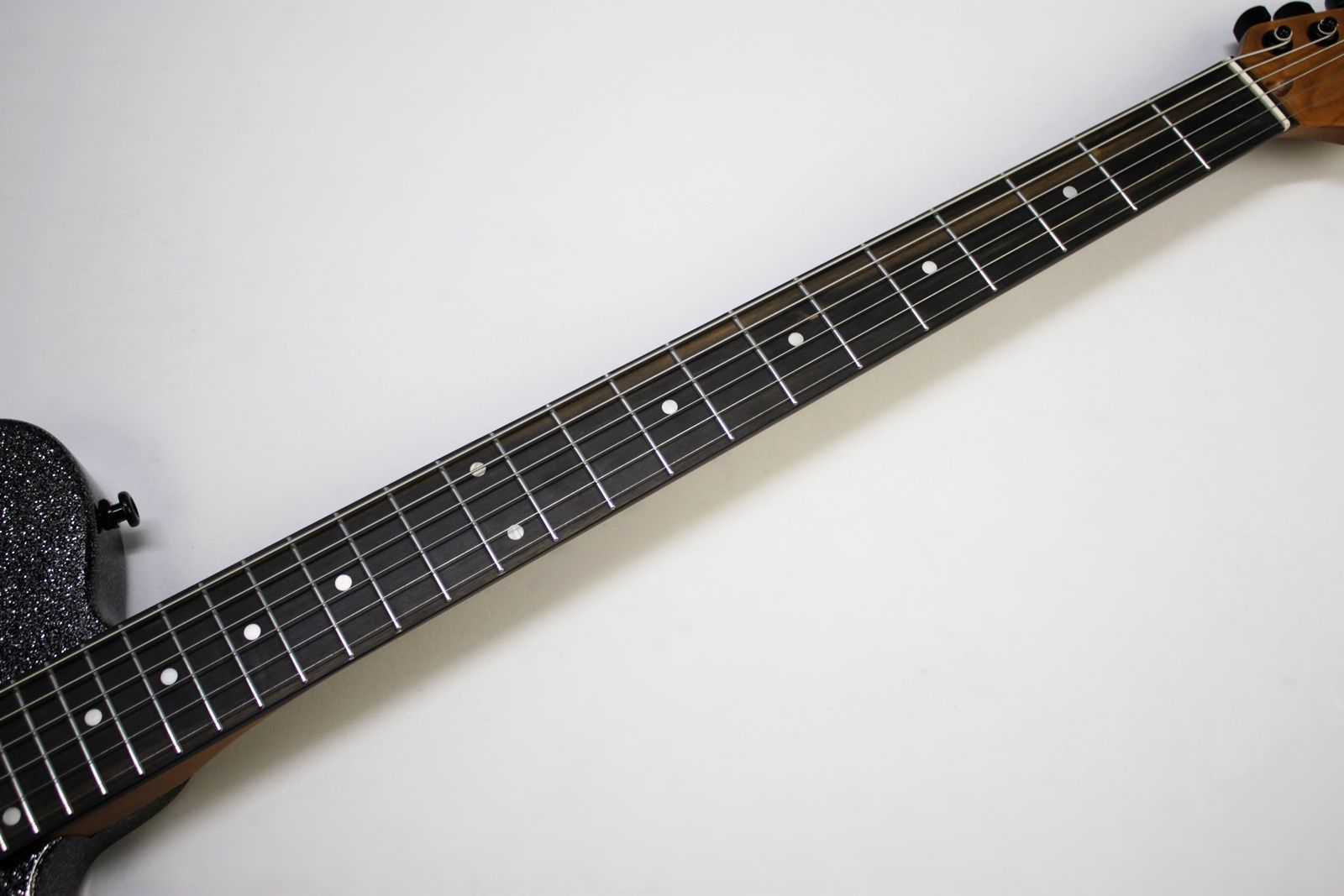 Cerberus Hermes 6HT Baritone Tele, Cerberus Hermes, Hermes 6HT, baritone Telecaster, Black Sparkle, electric guitar, baritone guitar, Tele-style guitar, custom guitar, boutique guitar, offset Tele, extended scale guitar, metal guitar, modern Telecaster, black sparkle finish, 6-string baritone, high-output guitar, rock guitar, heavy music guitar, stage guitar, premium electric guitar