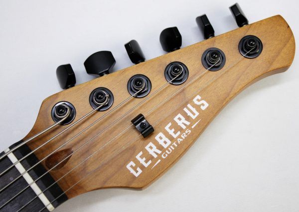 Cerberus Hermes 6HT Baritone Tele, Cerberus Hermes, Hermes 6HT, baritone Telecaster, Black Sparkle, electric guitar, baritone guitar, Tele-style guitar, custom guitar, boutique guitar, offset Tele, extended scale guitar, metal guitar, modern Telecaster, black sparkle finish, 6-string baritone, high-output guitar, rock guitar, heavy music guitar, stage guitar, premium electric guitar
