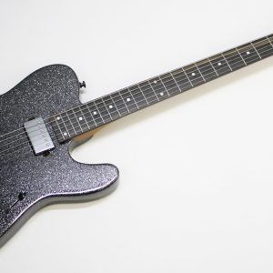 Cerberus Hermes 6HT Baritone Tele - Black Sparkle - Image 3