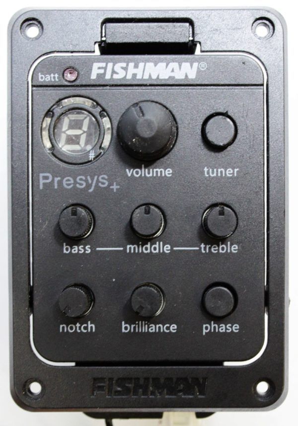 Fishman, Fishman Presys+, Fishman PRO-PSY-201, Presys Plus Preamp, Fishman Acoustic Preamp, Fishman Onboard Preamp, Acoustic Guitar Preamp, Acoustic Guitar Pickup, Fishman Pickup System, Fishman S-Core Pickup, Fishman Sonicore Pickup, Built-In Guitar Tuner, Acoustic Guitar Electronics, Onboard EQ Preamp, 3-Band EQ Preamp, Acoustic Guitar Amplification, Piezo Pickup System, Guitar Preamp System, Fishman Presys Plus Pickup, Acoustic Pickup and Preamp, Guitar Electronics Upgrade, Fishman Preamp Replacement, Acoustic Guitar Upgrade, Plug and Play Pickup System, Feedback Control Preamp, Notch Filter Preamp, Brilliance Control, Phase Switch Preamp, Acoustic Guitar Tuner System, Professional Acoustic Pickup, Fishman Acoustic Electronics, PRO-PSY-201 Pickup System, Fishman Presys Onboard System, Acoustic Instrument Preamp