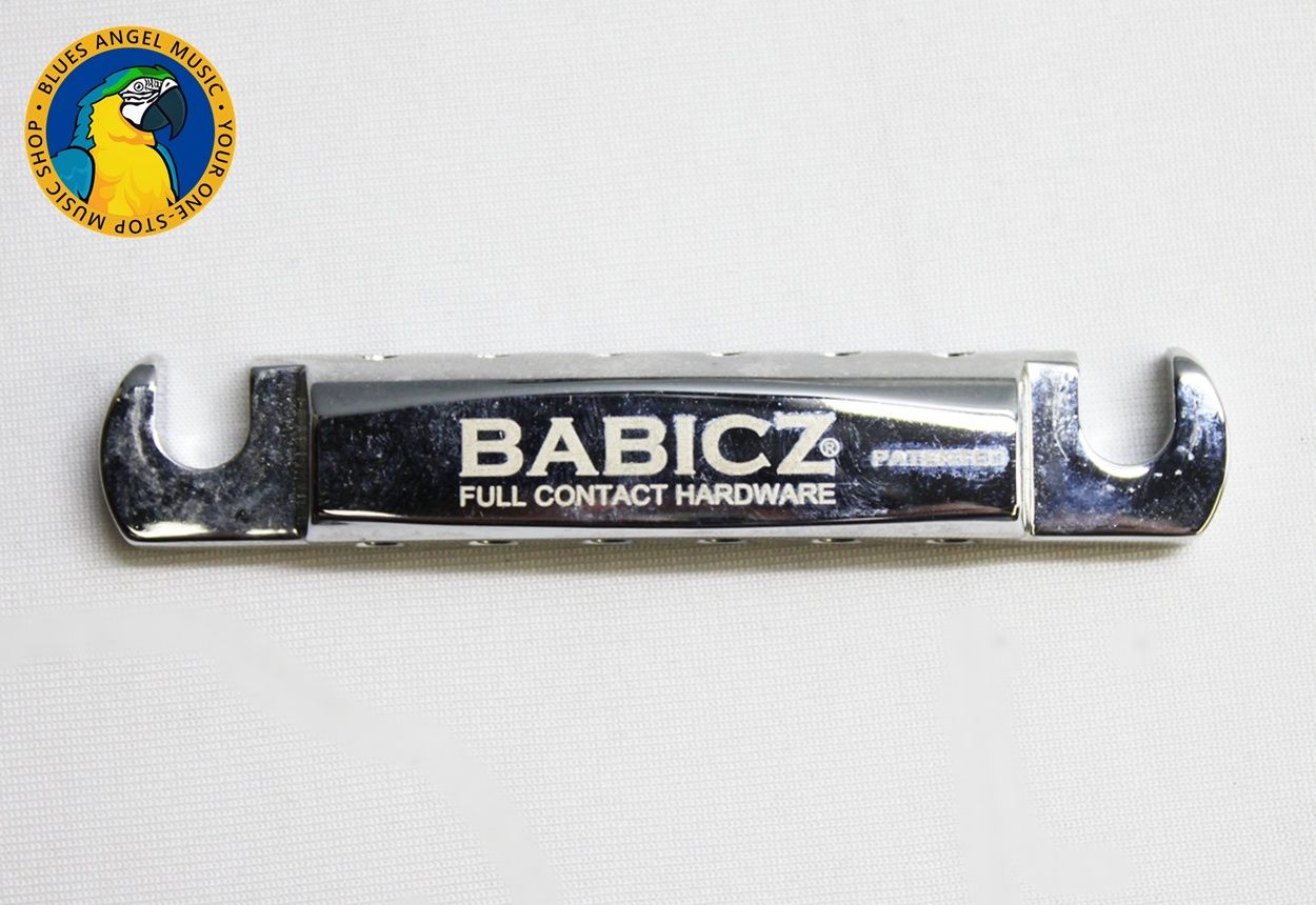 Babicz Full Contact Hardware FCH Chrome Tune-O-Matic Bridge - Chrome - Image 9