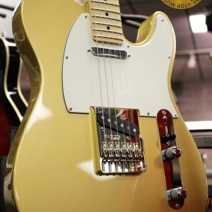 Fender, Fender Telecaster, Fender American Special, American Special Telecaster, Fender FSR, FSR Telecaster, Factory Special Run, Fender USA, USA Telecaster, American Made Telecaster, 2017 Fender, 2017 Telecaster, Aztec Gold, Aztec Gold Telecaster, Matching Headstock, Matching Headstock Telecaster, Gold Telecaster, Maple Fretboard, Maple Fingerboard, Maple Neck, Texas Special Pickups, Texas Special Telecaster, Fender Texas Special, Telecaster Guitar, Electric Guitar, Fender Electric Guitar, Single Coil Guitar, SS Pickup Configuration, Alder Body, 22 Fret Telecaster, Jumbo Frets, Greasebucket Tone Circuit, Vintage Style Telecaster, Rare Fender, Limited Edition Fender, FSR Fender Guitar