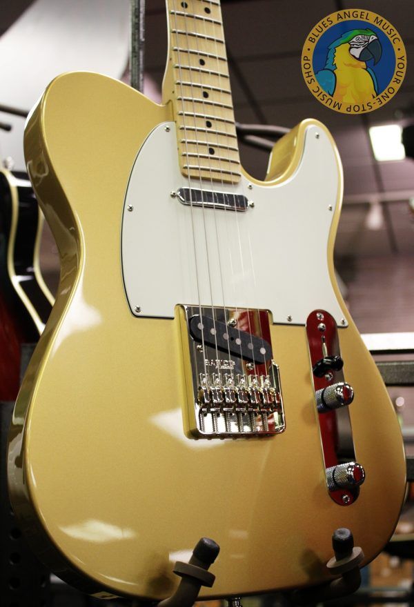 Fender, Fender Telecaster, Fender American Special, American Special Telecaster, Fender FSR, FSR Telecaster, Factory Special Run, Fender USA, USA Telecaster, American Made Telecaster, 2017 Fender, 2017 Telecaster, Aztec Gold, Aztec Gold Telecaster, Matching Headstock, Matching Headstock Telecaster, Gold Telecaster, Maple Fretboard, Maple Fingerboard, Maple Neck, Texas Special Pickups, Texas Special Telecaster, Fender Texas Special, Telecaster Guitar, Electric Guitar, Fender Electric Guitar, Single Coil Guitar, SS Pickup Configuration, Alder Body, 22 Fret Telecaster, Jumbo Frets, Greasebucket Tone Circuit, Vintage Style Telecaster, Rare Fender, Limited Edition Fender, FSR Fender Guitar