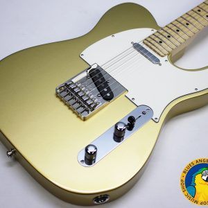 Fender, Fender Telecaster, Fender American Special, American Special Telecaster, Fender FSR, FSR Telecaster, Factory Special Run, Fender USA, USA Telecaster, American Made Telecaster, 2017 Fender, 2017 Telecaster, Aztec Gold, Aztec Gold Telecaster, Matching Headstock, Matching Headstock Telecaster, Gold Telecaster, Maple Fretboard, Maple Fingerboard, Maple Neck, Texas Special Pickups, Texas Special Telecaster, Fender Texas Special, Telecaster Guitar, Electric Guitar, Fender Electric Guitar, Single Coil Guitar, SS Pickup Configuration, Alder Body, 22 Fret Telecaster, Jumbo Frets, Greasebucket Tone Circuit, Vintage Style Telecaster, Rare Fender, Limited Edition Fender, FSR Fender Guitar