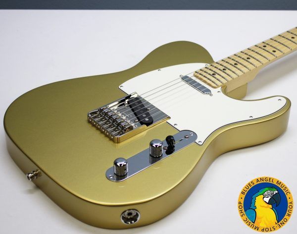 Fender, Fender Telecaster, Fender American Special, American Special Telecaster, Fender FSR, FSR Telecaster, Factory Special Run, Fender USA, USA Telecaster, American Made Telecaster, 2017 Fender, 2017 Telecaster, Aztec Gold, Aztec Gold Telecaster, Matching Headstock, Matching Headstock Telecaster, Gold Telecaster, Maple Fretboard, Maple Fingerboard, Maple Neck, Texas Special Pickups, Texas Special Telecaster, Fender Texas Special, Telecaster Guitar, Electric Guitar, Fender Electric Guitar, Single Coil Guitar, SS Pickup Configuration, Alder Body, 22 Fret Telecaster, Jumbo Frets, Greasebucket Tone Circuit, Vintage Style Telecaster, Rare Fender, Limited Edition Fender, FSR Fender Guitar