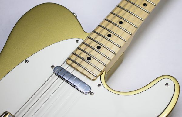 Fender, Fender Telecaster, Fender American Special, American Special Telecaster, Fender FSR, FSR Telecaster, Factory Special Run, Fender USA, USA Telecaster, American Made Telecaster, 2017 Fender, 2017 Telecaster, Aztec Gold, Aztec Gold Telecaster, Matching Headstock, Matching Headstock Telecaster, Gold Telecaster, Maple Fretboard, Maple Fingerboard, Maple Neck, Texas Special Pickups, Texas Special Telecaster, Fender Texas Special, Telecaster Guitar, Electric Guitar, Fender Electric Guitar, Single Coil Guitar, SS Pickup Configuration, Alder Body, 22 Fret Telecaster, Jumbo Frets, Greasebucket Tone Circuit, Vintage Style Telecaster, Rare Fender, Limited Edition Fender, FSR Fender Guitar