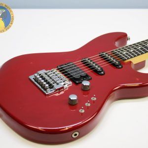 G&L Invader, G&L Invader 1986, 1986 G&L Invader, G&L Guitar, Vintage G&L, Vintage G&L Guitar, 1986 Electric Guitar, Vintage Electric Guitar, Red G&L, Red Electric Guitar, Candy Apple Red, Leo Fender, Leo Fender G&L, G&L USA, Made in USA, USA Electric Guitar, 1980s G&L, 80s Electric Guitar, G&L Invader Red, G&L Invader Vintage, Super Strat, HSS Guitar, Vintage Super Strat, G&L Tremolo, Ebony Fretboard, Gigbag Included