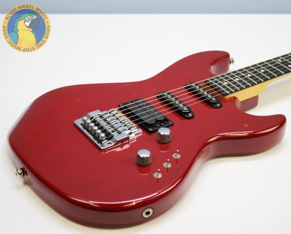 G&L Invader, G&L Invader 1986, 1986 G&L Invader, G&L Guitar, Vintage G&L, Vintage G&L Guitar, 1986 Electric Guitar, Vintage Electric Guitar, Red G&L, Red Electric Guitar, Candy Apple Red, Leo Fender, Leo Fender G&L, G&L USA, Made in USA, USA Electric Guitar, 1980s G&L, 80s Electric Guitar, G&L Invader Red, G&L Invader Vintage, Super Strat, HSS Guitar, Vintage Super Strat, G&L Tremolo, Ebony Fretboard, Gigbag Included