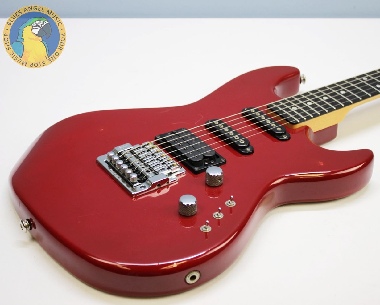 G&L Invader, G&L Invader 1986, 1986 G&L Invader, G&L Guitar, Vintage G&L, Vintage G&L Guitar, 1986 Electric Guitar, Vintage Electric Guitar, Red G&L, Red Electric Guitar, Candy Apple Red, Leo Fender, Leo Fender G&L, G&L USA, Made in USA, USA Electric Guitar, 1980s G&L, 80s Electric Guitar, G&L Invader Red, G&L Invader Vintage, Super Strat, HSS Guitar, Vintage Super Strat, G&L Tremolo, Ebony Fretboard, Gigbag Included