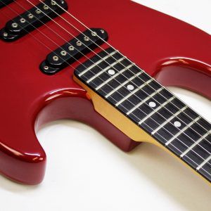 G&L Invader, G&L Invader 1986, 1986 G&L Invader, G&L Guitar, Vintage G&L, Vintage G&L Guitar, 1986 Electric Guitar, Vintage Electric Guitar, Red G&L, Red Electric Guitar, Candy Apple Red, Leo Fender, Leo Fender G&L, G&L USA, Made in USA, USA Electric Guitar, 1980s G&L, 80s Electric Guitar, G&L Invader Red, G&L Invader Vintage, Super Strat, HSS Guitar, Vintage Super Strat, G&L Tremolo, Ebony Fretboard, Gigbag Included