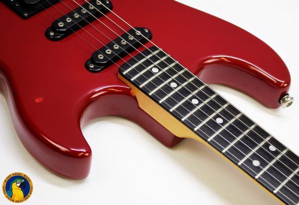G&L Invader, G&L Invader 1986, 1986 G&L Invader, G&L Guitar, Vintage G&L, Vintage G&L Guitar, 1986 Electric Guitar, Vintage Electric Guitar, Red G&L, Red Electric Guitar, Candy Apple Red, Leo Fender, Leo Fender G&L, G&L USA, Made in USA, USA Electric Guitar, 1980s G&L, 80s Electric Guitar, G&L Invader Red, G&L Invader Vintage, Super Strat, HSS Guitar, Vintage Super Strat, G&L Tremolo, Ebony Fretboard, Gigbag Included