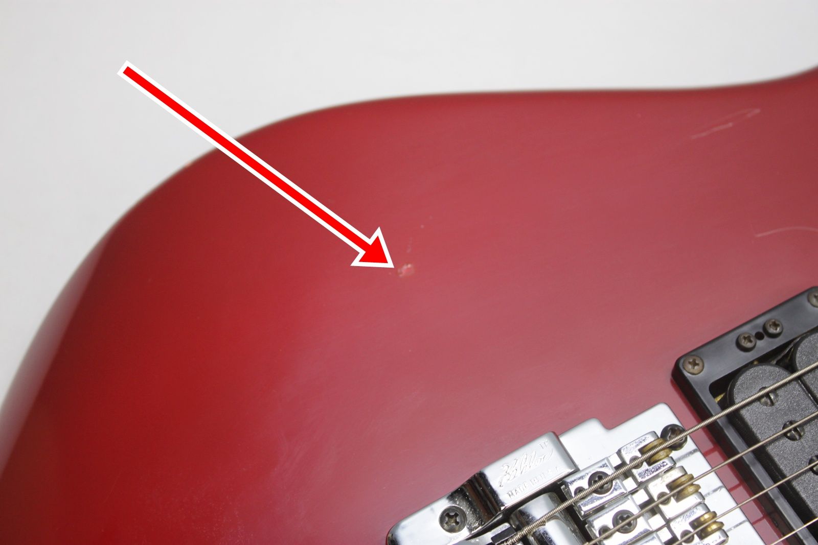 G&L Invader, G&L Invader 1986, 1986 G&L Invader, G&L Guitar, Vintage G&L, Vintage G&L Guitar, 1986 Electric Guitar, Vintage Electric Guitar, Red G&L, Red Electric Guitar, Candy Apple Red, Leo Fender, Leo Fender G&L, G&L USA, Made in USA, USA Electric Guitar, 1980s G&L, 80s Electric Guitar, G&L Invader Red, G&L Invader Vintage, Super Strat, HSS Guitar, Vintage Super Strat, G&L Tremolo, Ebony Fretboard, Gigbag Included