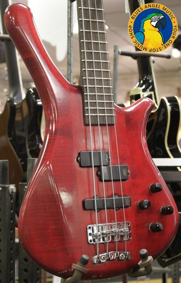Warwick Fortress One 1998 - Translucent Red **Includes Strap with Straplocks**