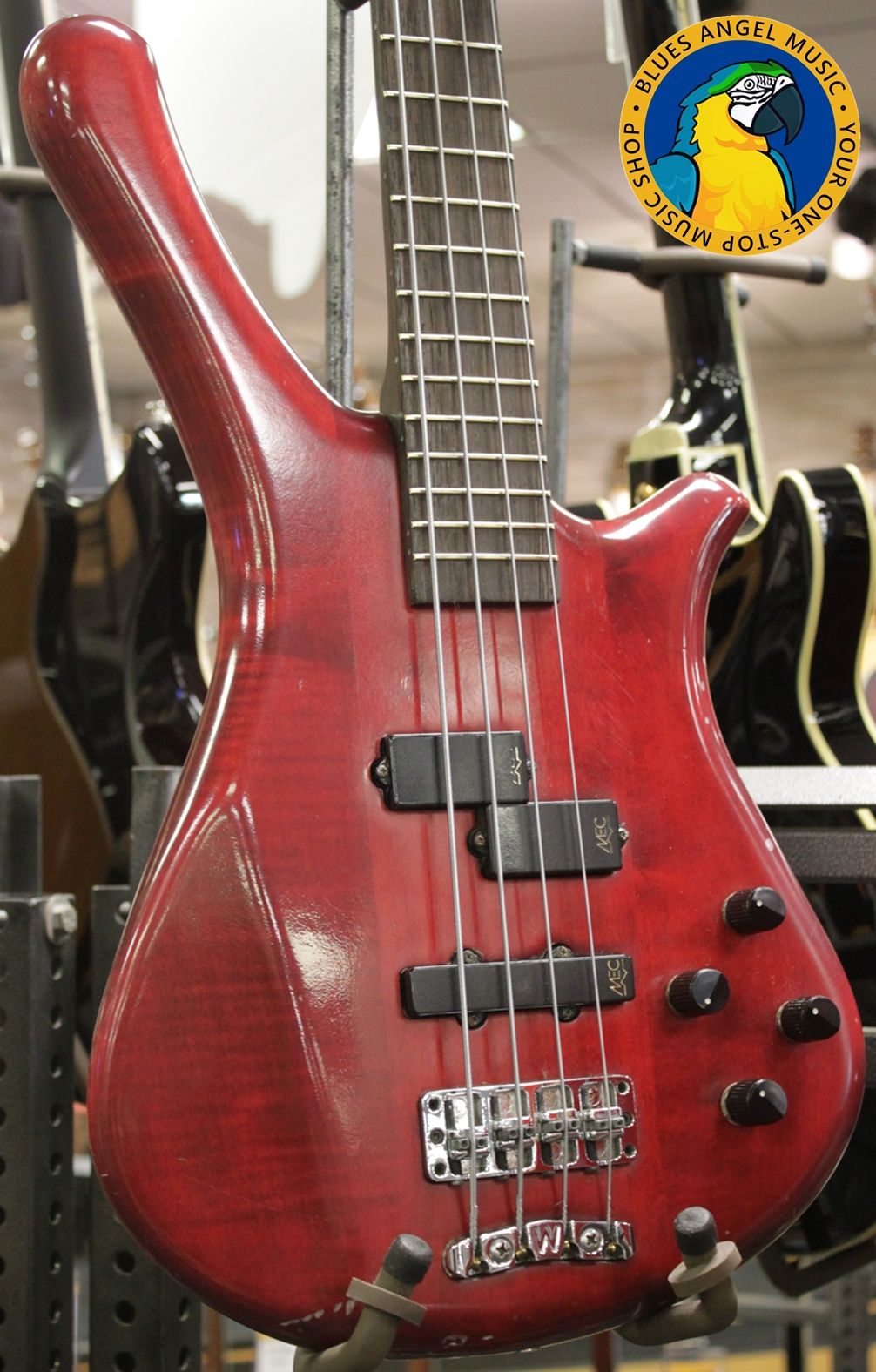 Warwick Fortress One 1998 - Translucent Red **Includes Strap with Straplocks** - Image 30