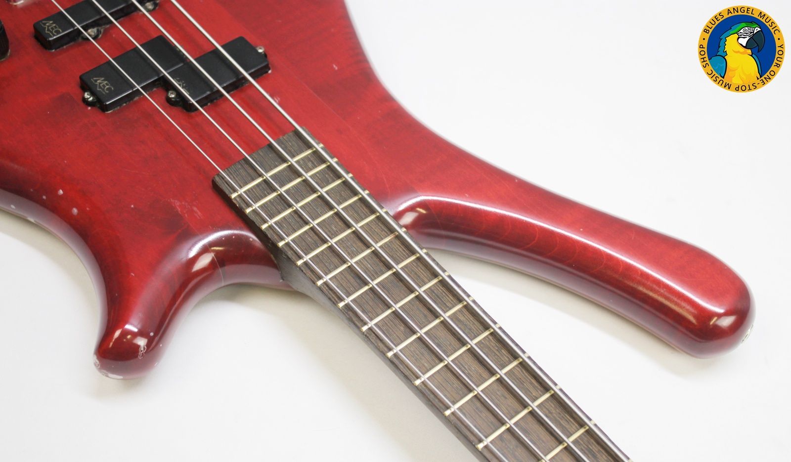 Warwick Fortress One 1998 - Translucent Red **Includes Strap with Straplocks** - Image 26