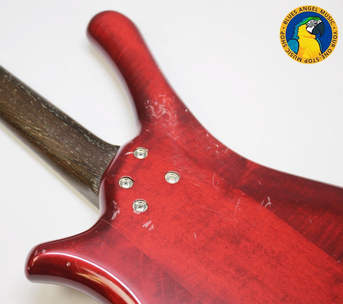 Warwick Fortress One 1998 - Translucent Red **Includes Strap with Straplocks** - Image 14