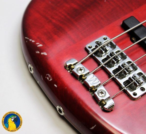 Warwick Fortress One 1998 - Translucent Red **Includes Strap with Straplocks**