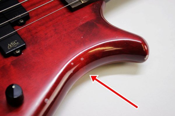 Warwick Fortress One 1998 - Translucent Red **Includes Strap with Straplocks**