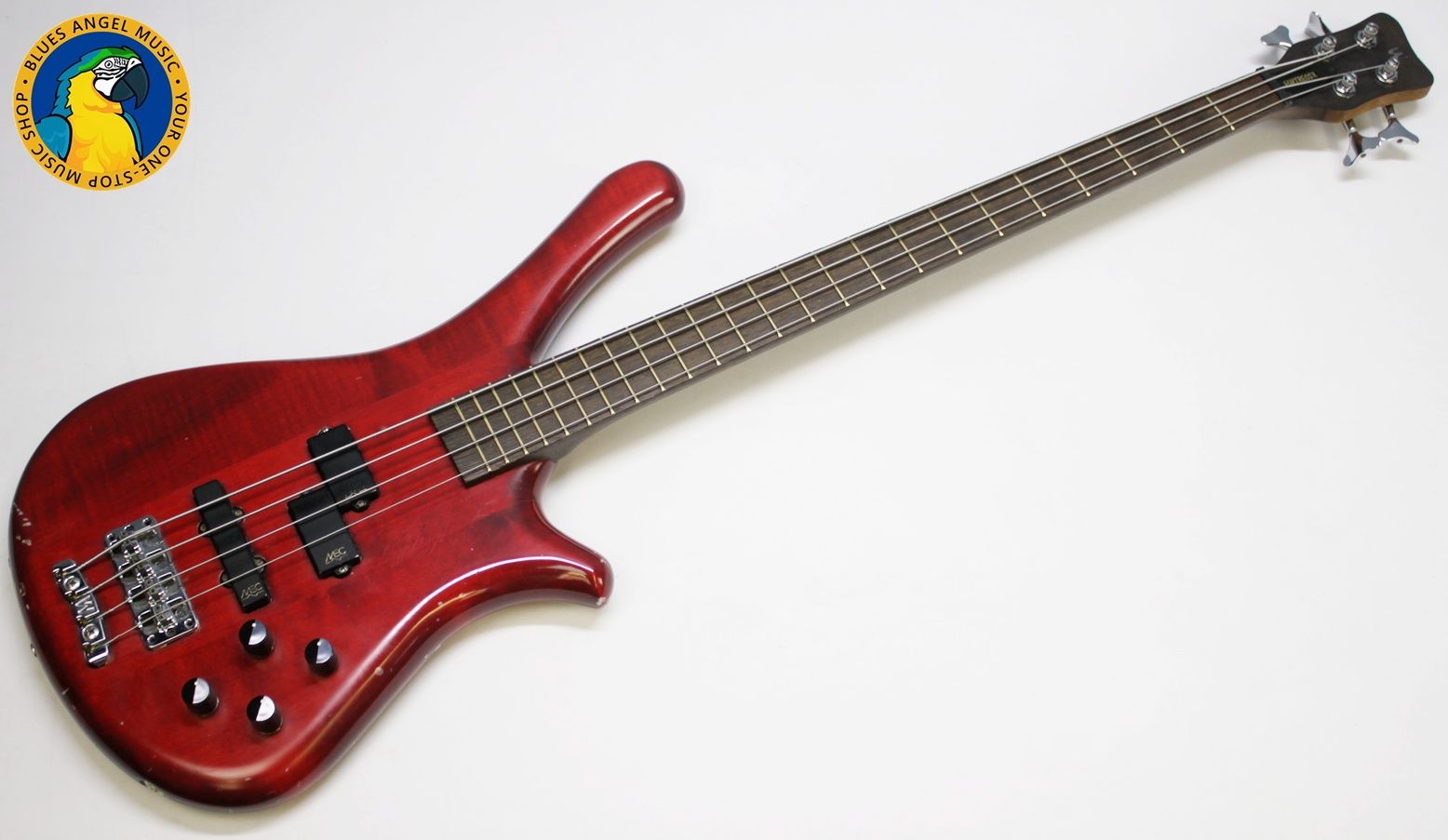 Warwick Fortress One 1998 - Translucent Red **Includes Strap with Straplocks** - Image 5