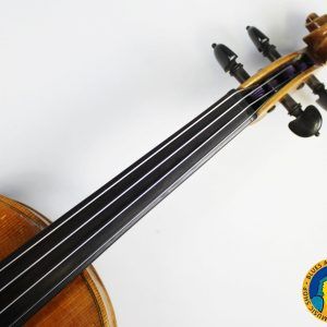 This is a beautiful Polish 4/4 Violin -- including a case & 3 bows. Reading inside the f-hole, we can see that this is a copy of a Franciszek Borowiecki from 1923. Includes Case