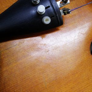 This is a beautiful Polish 4/4 Violin -- including a case & 3 bows. Reading inside the f-hole, we can see that this is a copy of a Franciszek Borowiecki from 1923. Includes Case