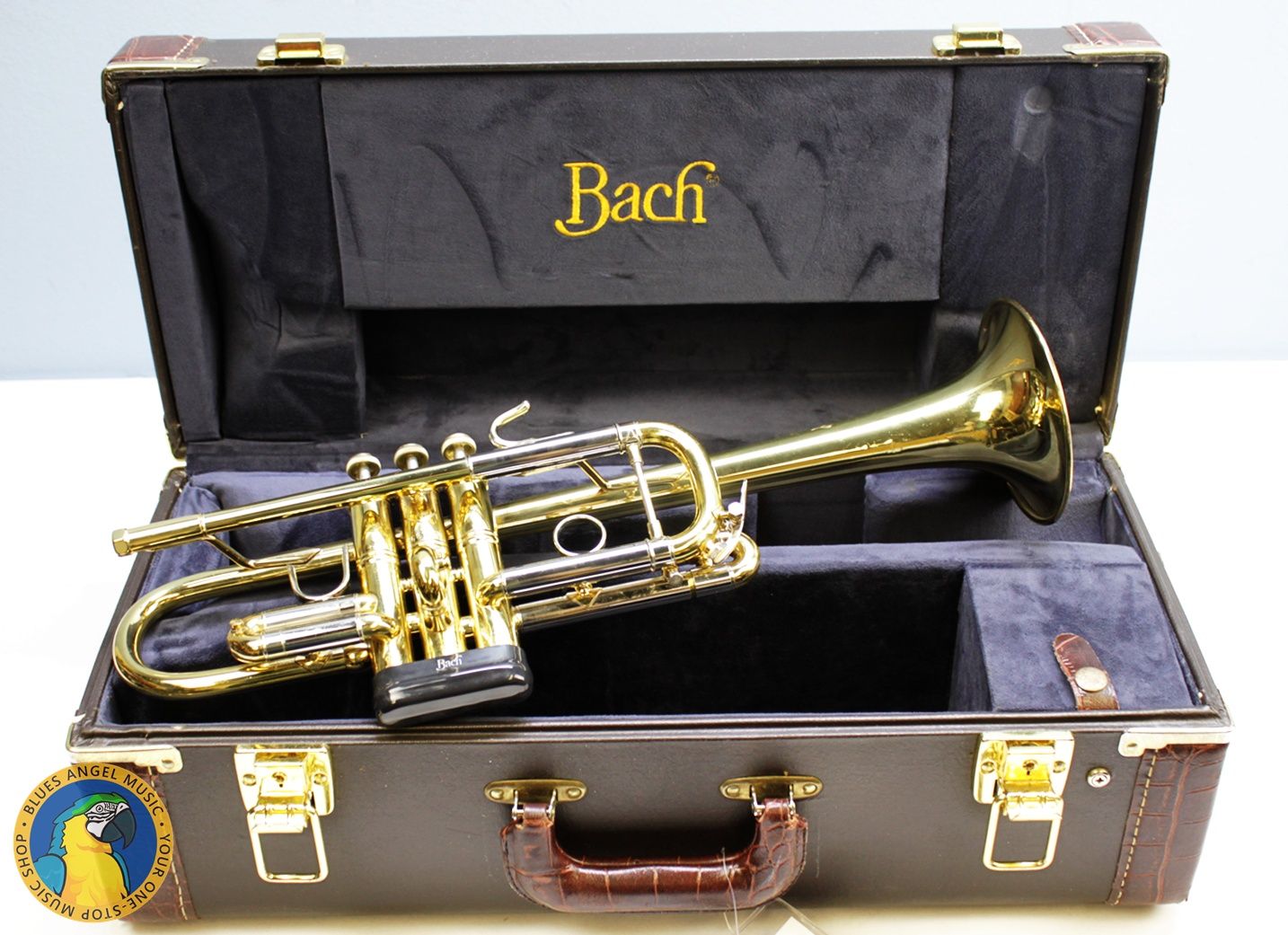 Bach, Bach Stradivarius, Bach Stradivarius 239, Bach 239, Bach C Trumpet, C Trumpet, Professional Trumpet, Professional C Trumpet, Vincent Bach, Vincent Bach Stradivarius, Elkhart Bach, Elkhart Trumpet, Bach Elkhart, Stradivarius Trumpet, Model 239, 239 Bell, Early 90s Bach, 1990s Trumpet, Vintage Bach Trumpet, Orchestral Trumpet, Symphony Trumpet, Classical Trumpet, Brass Instrument, Professional Brass Instrument, Bach Brass, Made in Elkhart, Elkhart Indiana, Original Case, Bach Original Case, Used Trumpet, C Trumpet with Case
